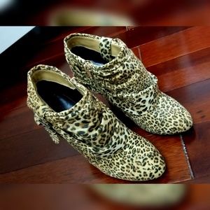 Forever 21 Leopard Print Booties